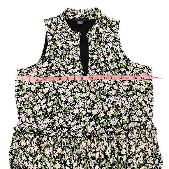 Tommy Hilfiger Floral Multi-Color Tiered Shift Dress Size 6 Womens Sleeveless - Picture 12 of 13